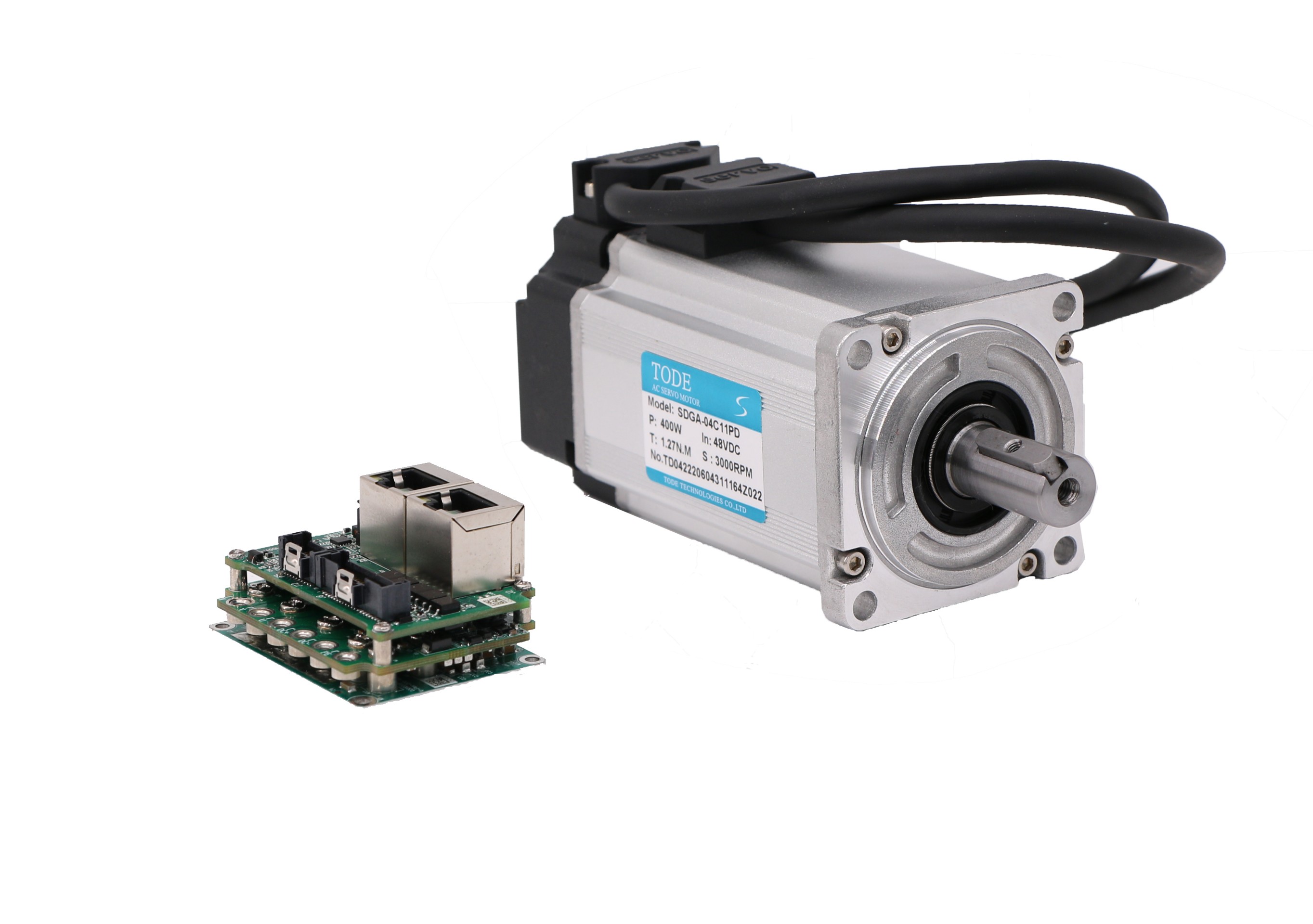 60法蘭400w絕對值直流伺服