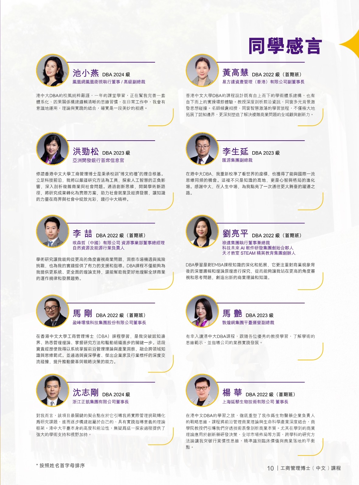 香港中文大學(xué) DBA