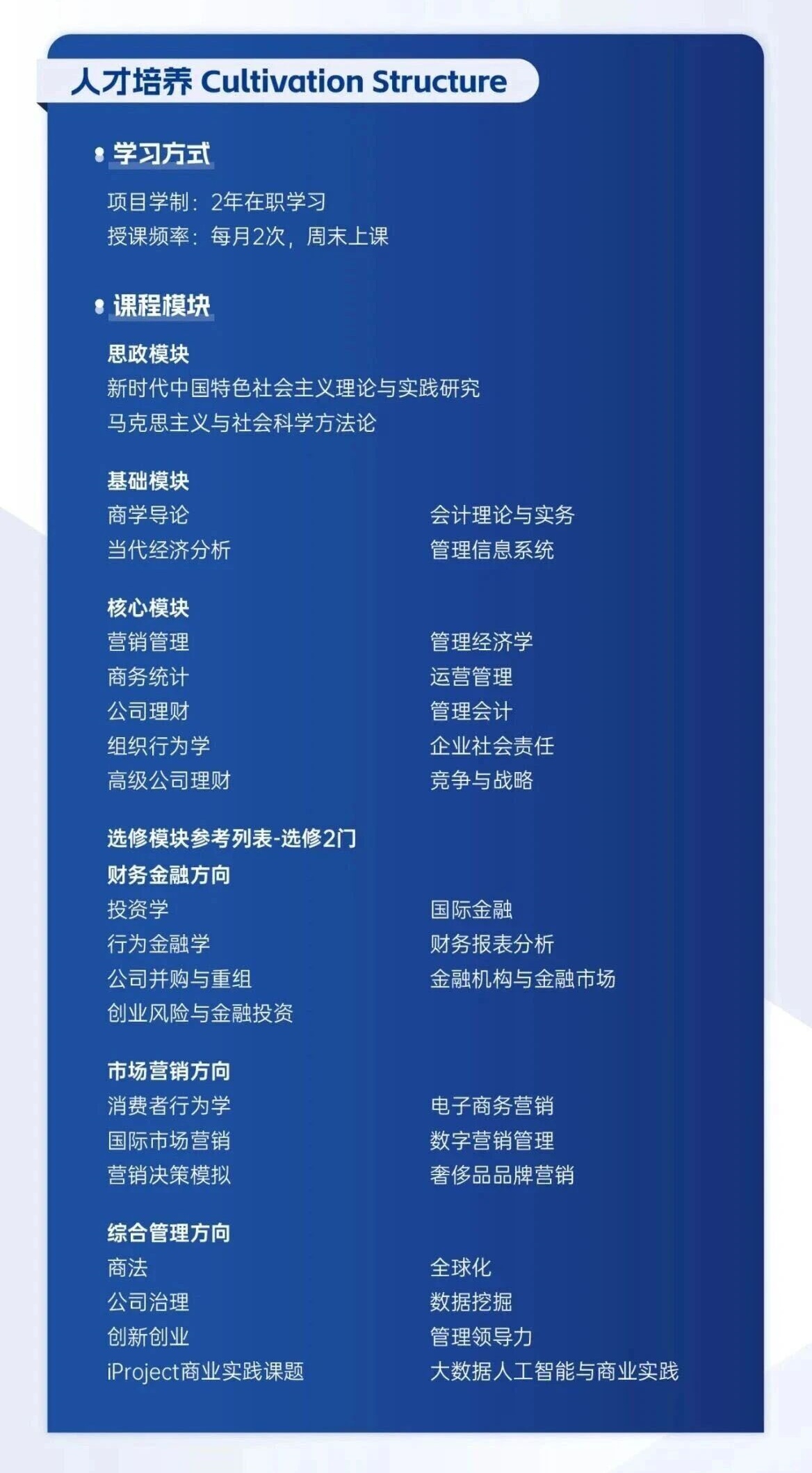 上海財(cái)經(jīng)大學(xué)與美國韋伯斯特大學(xué)iMBA招生信息