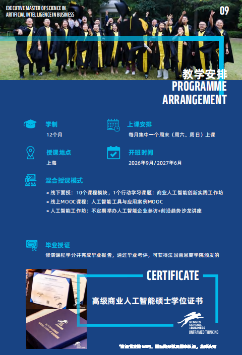 EMSclBM高級國際工商管理碩士-法國雷恩商學院